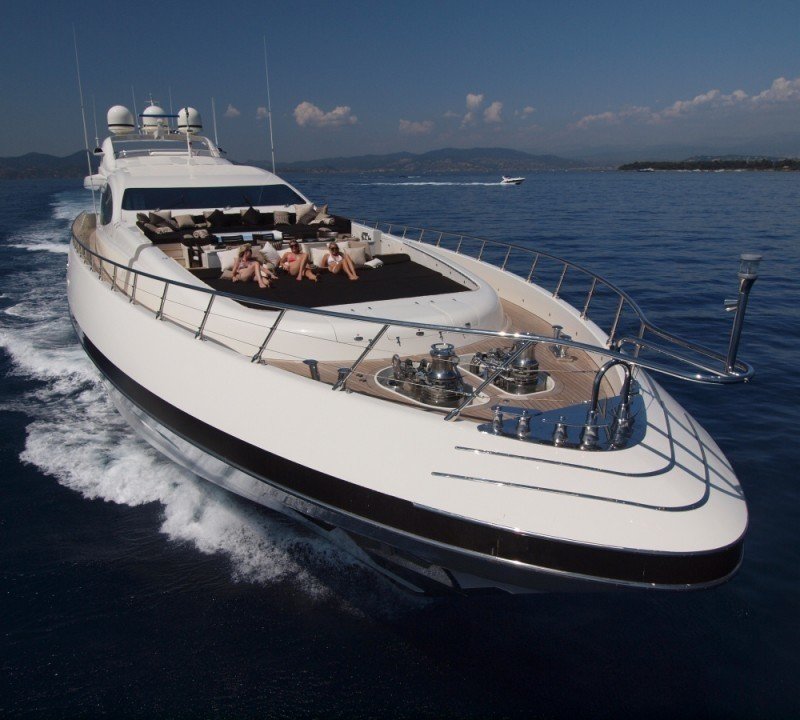 ZEUS Yacht Charter Details, Mangusta 165 Superyacht CHARTERWORLD